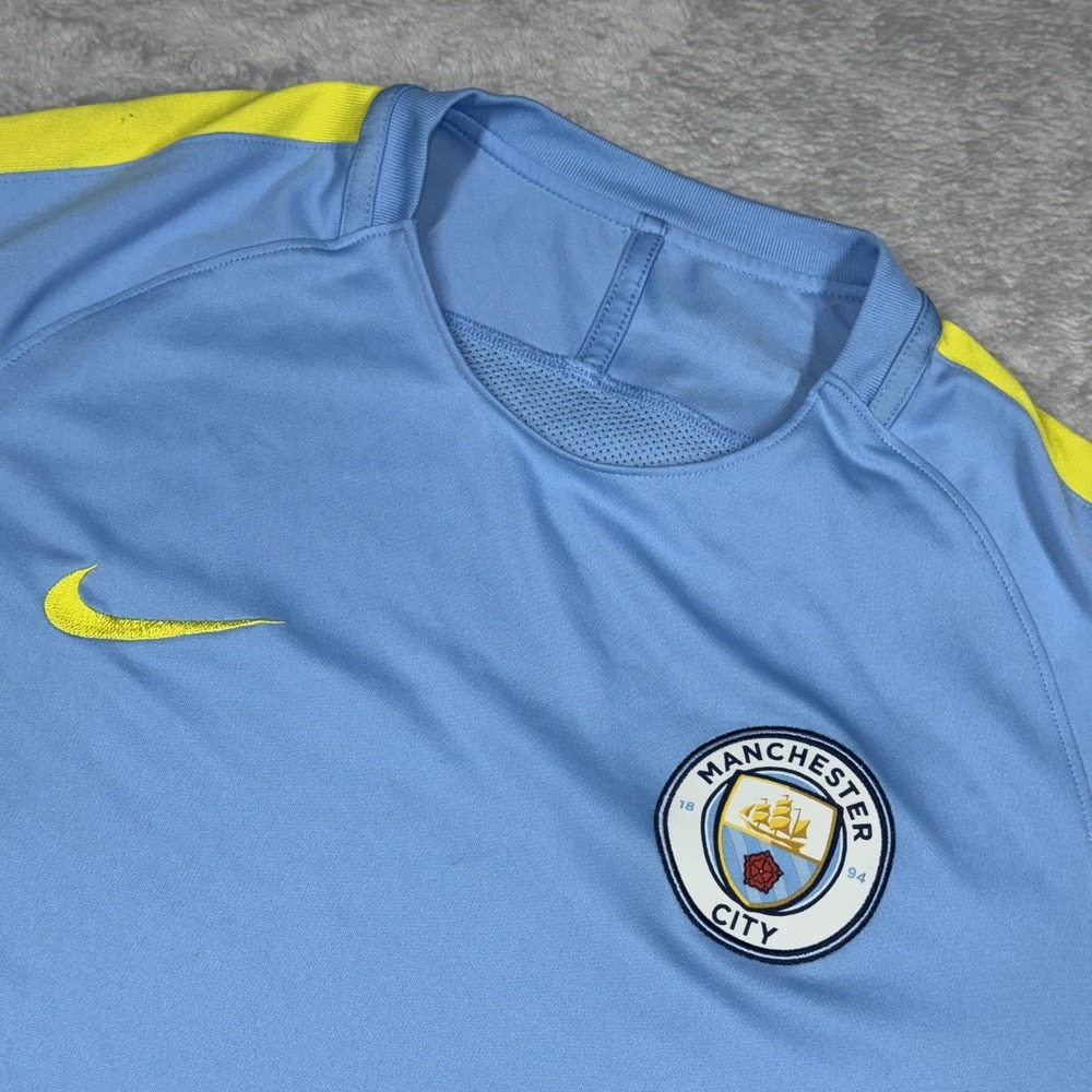 Manchester City Shirt Mens XL Premier League Soccer Nike Authentic 2010s